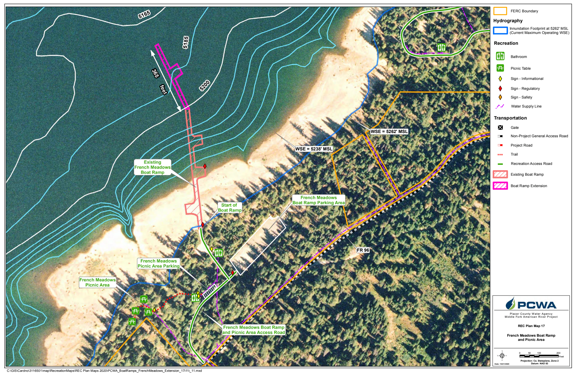 French Meadows Boat Ramp and Picnic Area