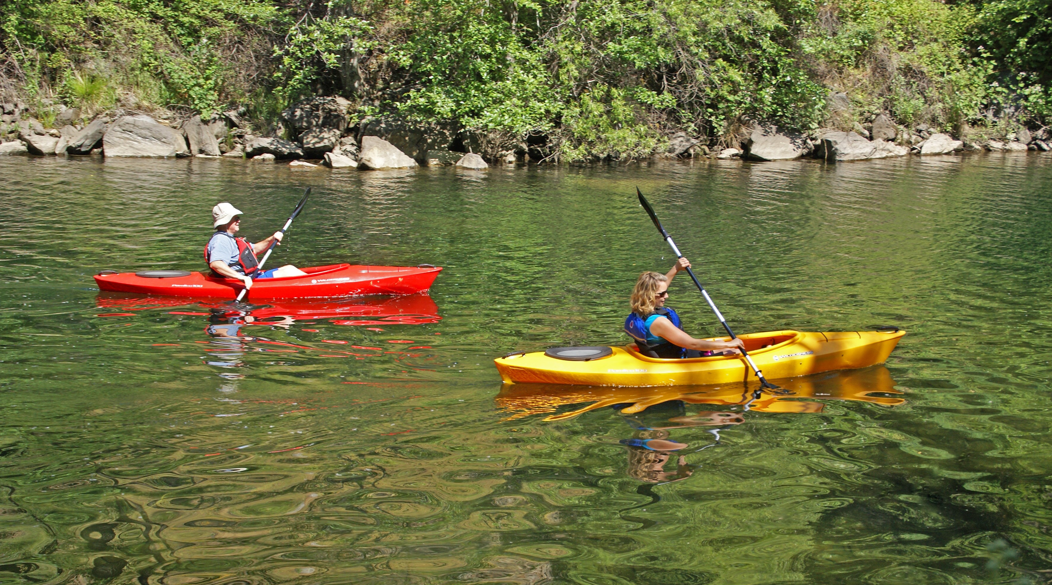Kayaking on the Middle Fork American River