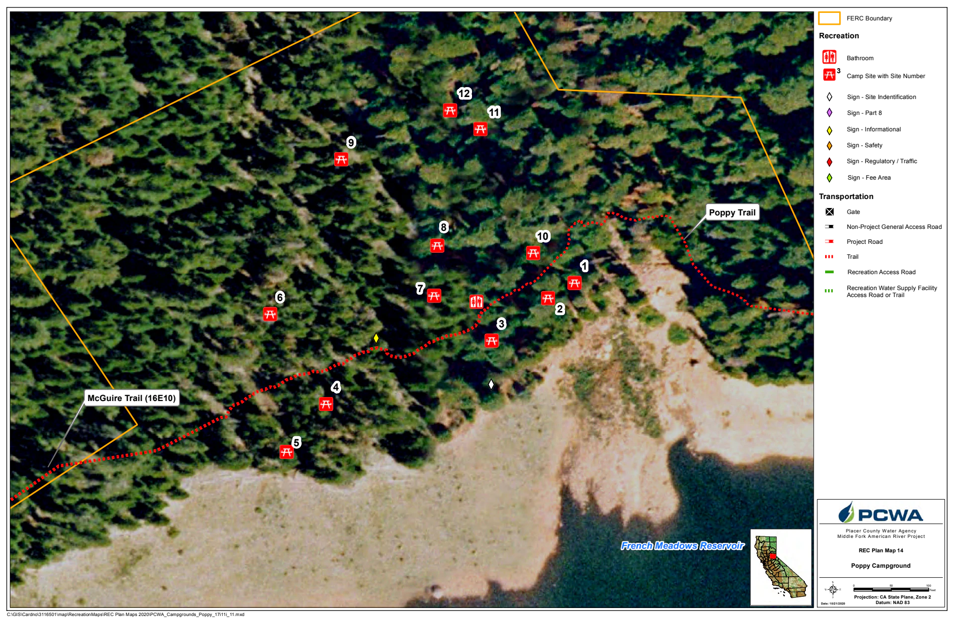 Poppy Campground (French Meadows)