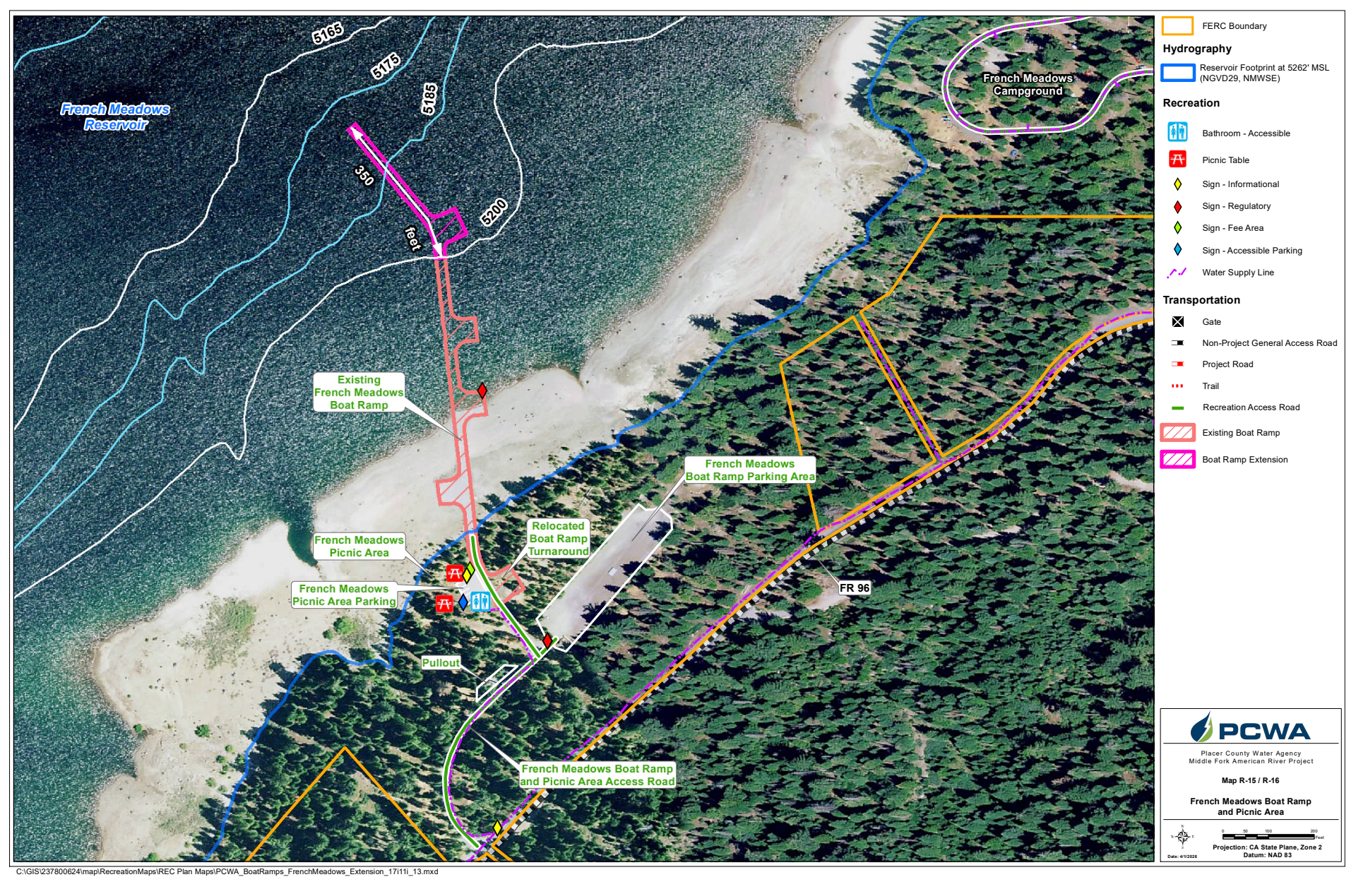 French Meadows Boat Ramp and Picnic Area